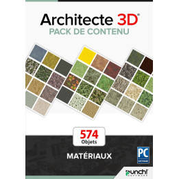 ARCHITECTE 3D® Pack de contenu - Matériaux