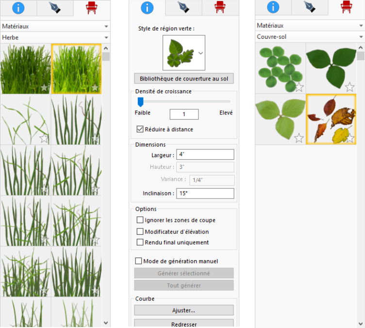 Grass and Ground Cover Libraries