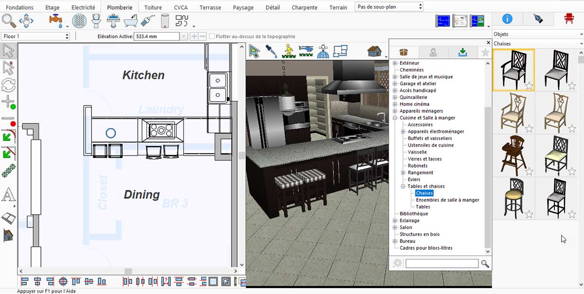 Empty basic kitchen layout before adding appliances and accessories