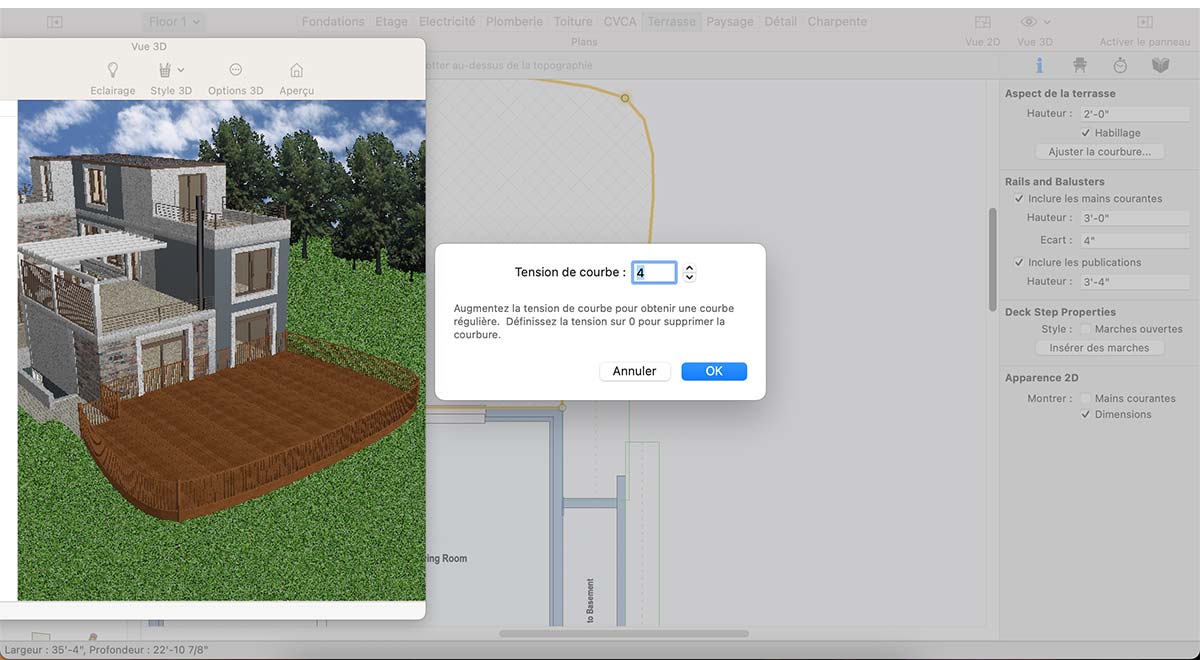 Ground Fill Region tool inside workspace