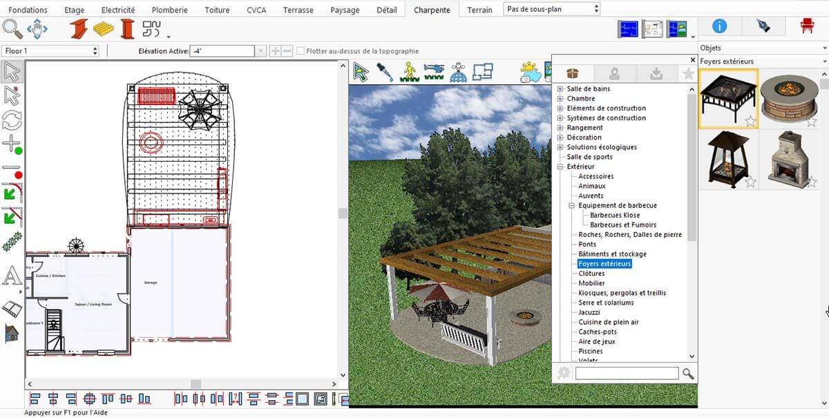 Premade outdoor kitchen design layout