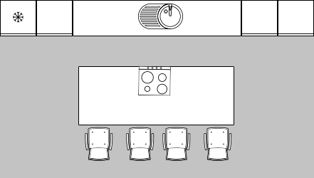 Conception 2D avec îlot central