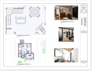 Mode fiche de présentation du logiciel Architecte 3D