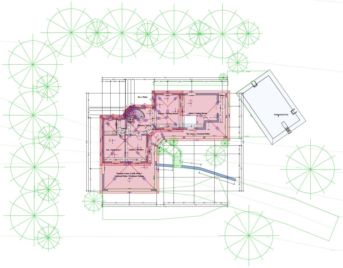 Comment créer un plan de toiture avec Architecte 3D (plans pour permis de construire)