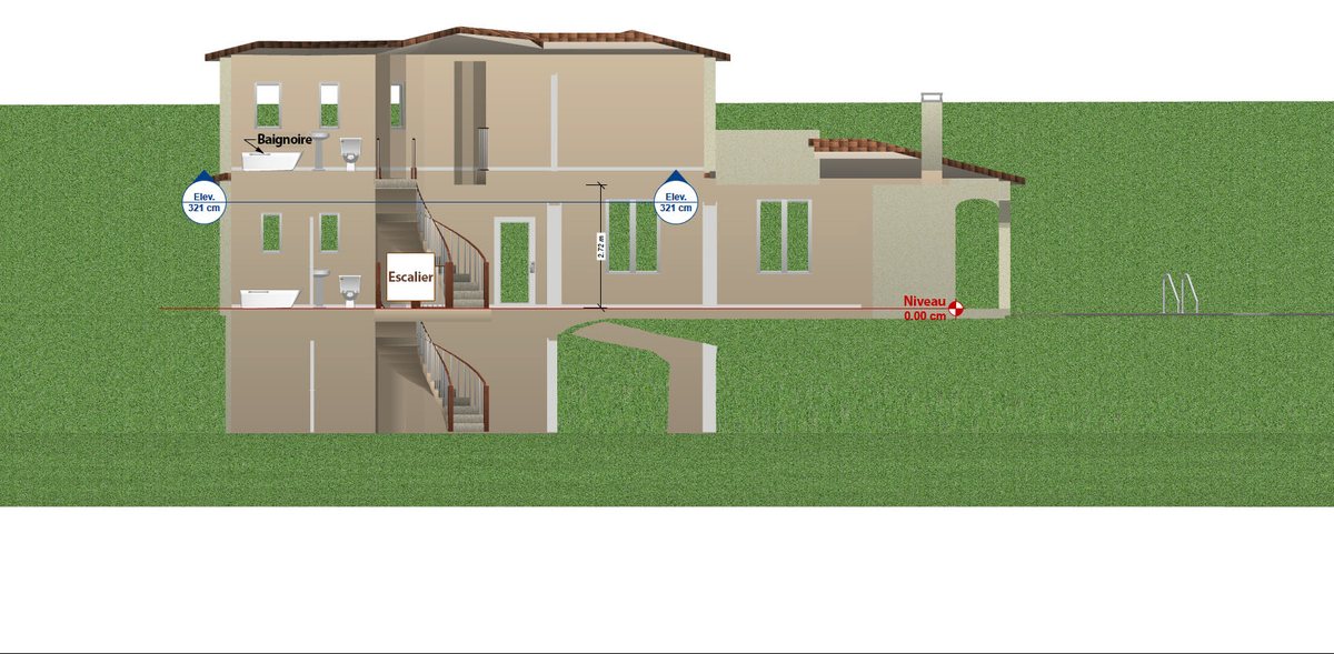 Comment créer des plans de coupe pour le permis de construire avec Architecte 3D
