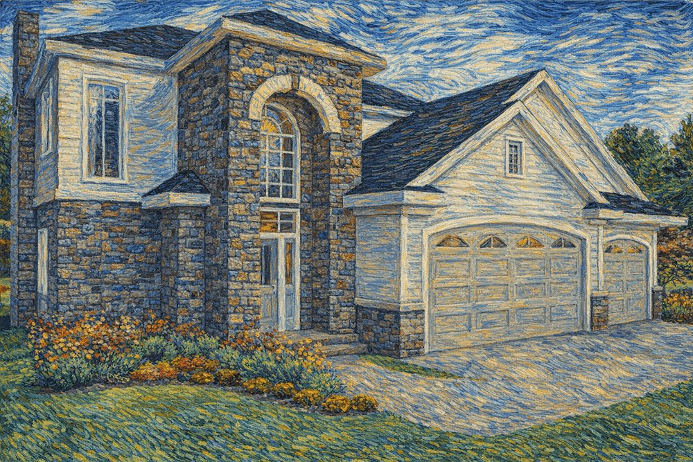 Rendu dans le style de Van Gogh — Après